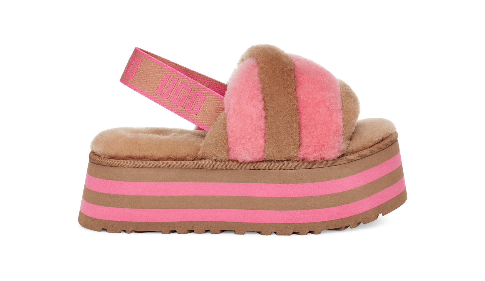 美品 UGG Disco Stripe Silde Shade サンダル 23 UGG® 公式【 ディスコ ストライプ スライド|Disco Stripe Slide